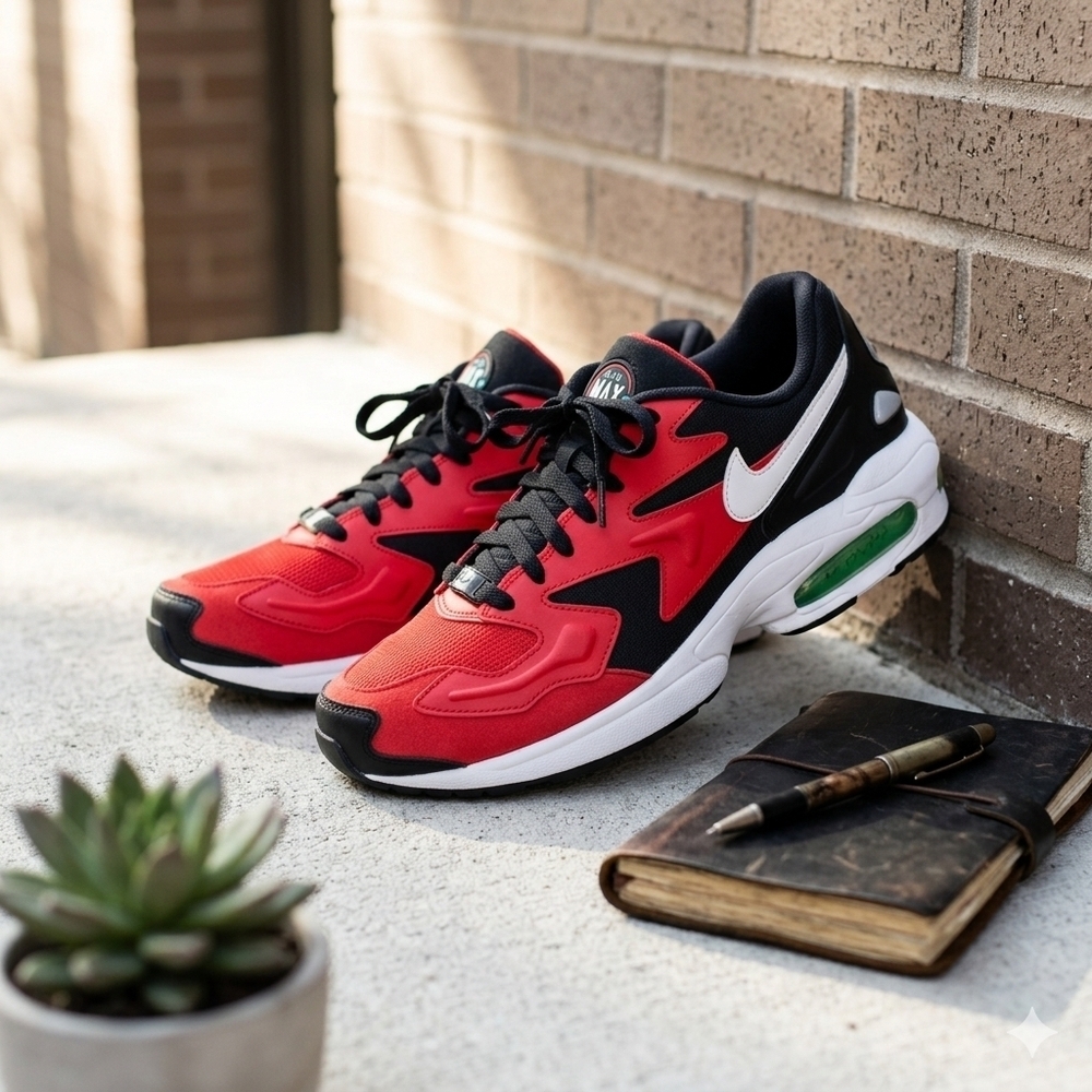 Nike Air Max2 Light University Red Black - Men's Size 11